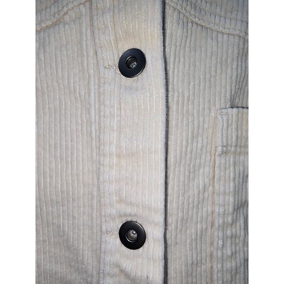 Zara Beige Ribbed Corduroy Shacket – Size Medium - Picture 5 of 16
